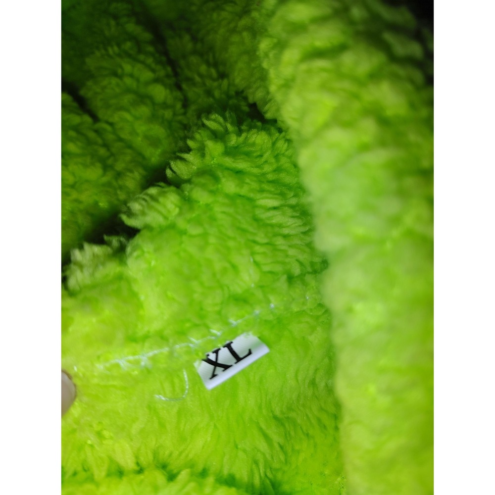 Teletubbies Dipsy Green Fleece Hooded Zip One-Piece Pajama XL - Picture 3 of 7